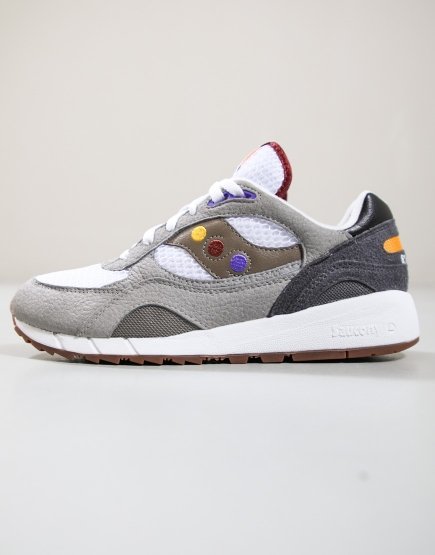 Saucony Shadow 6000 Trainers White/Grey