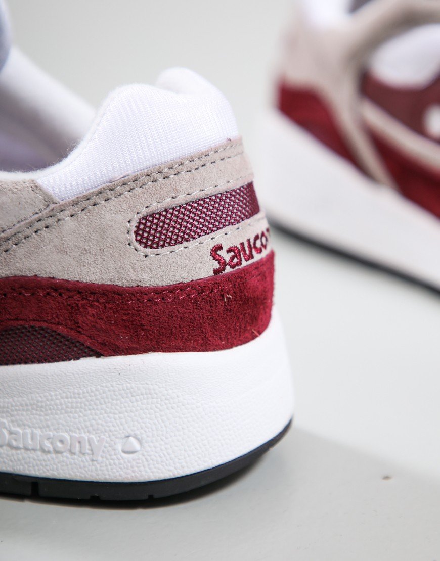 Saucony Shadow 6000 Trainers White/Red