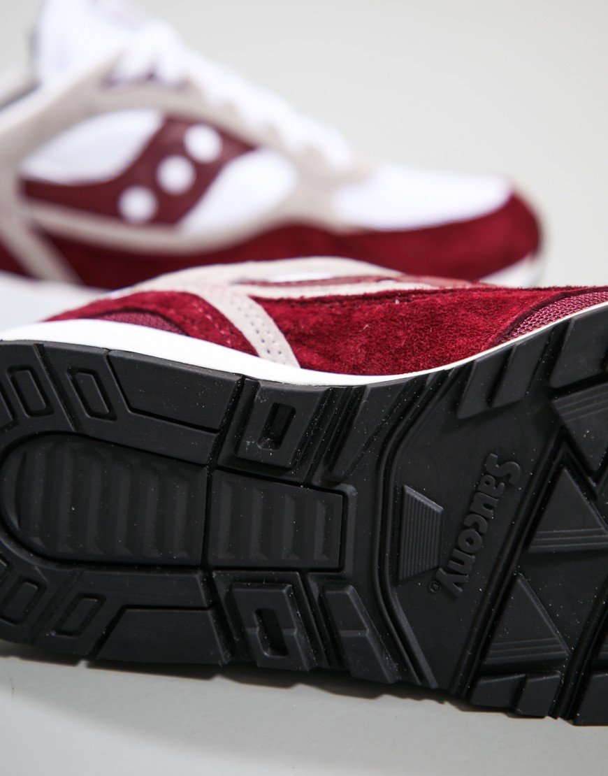Saucony Shadow 6000 Trainers White/Red
