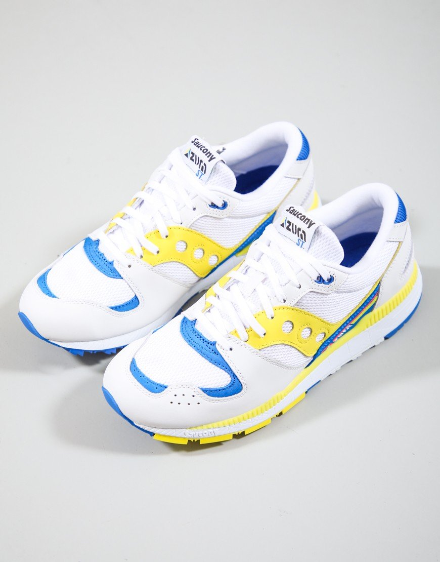 Saucony Azura Trainers White/Yellow