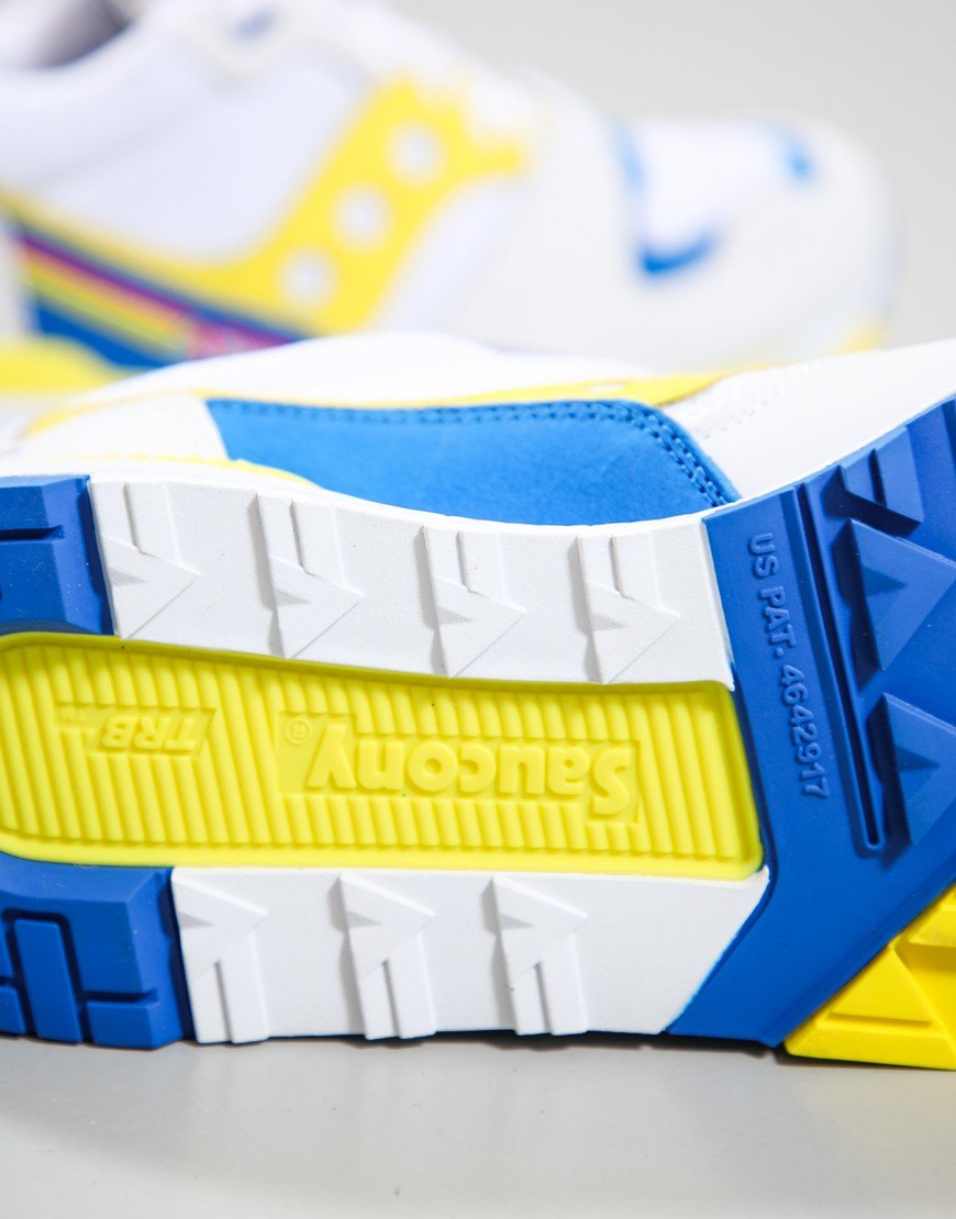 Saucony Azura Trainers White/Yellow