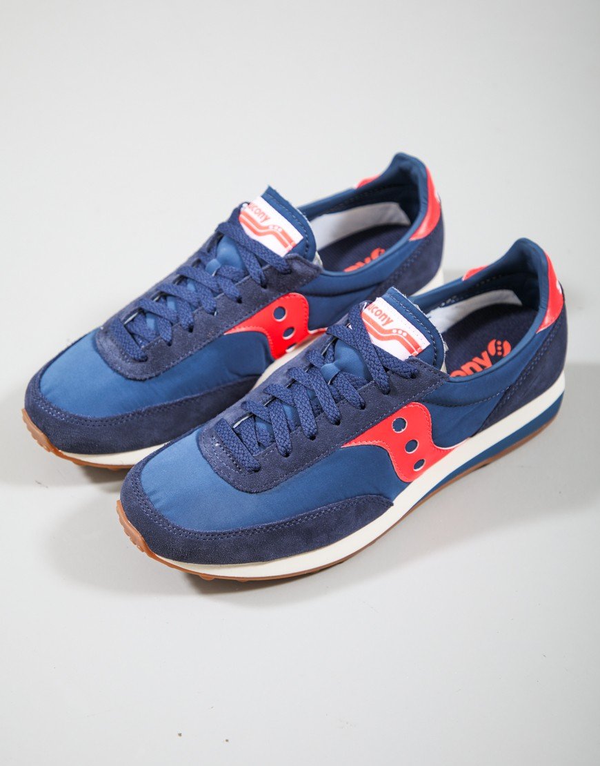Saucony Trainer 80 Navy/Red