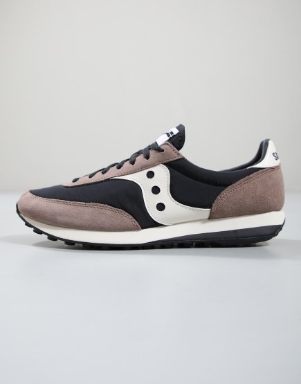 Saucony Trainer 80 Trainers Black/Tan