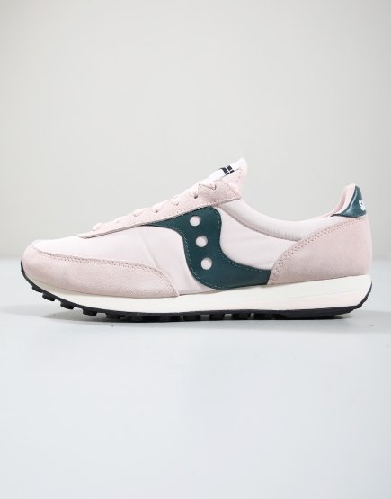 Saucony Trainer 80 Trainers Pink/Green