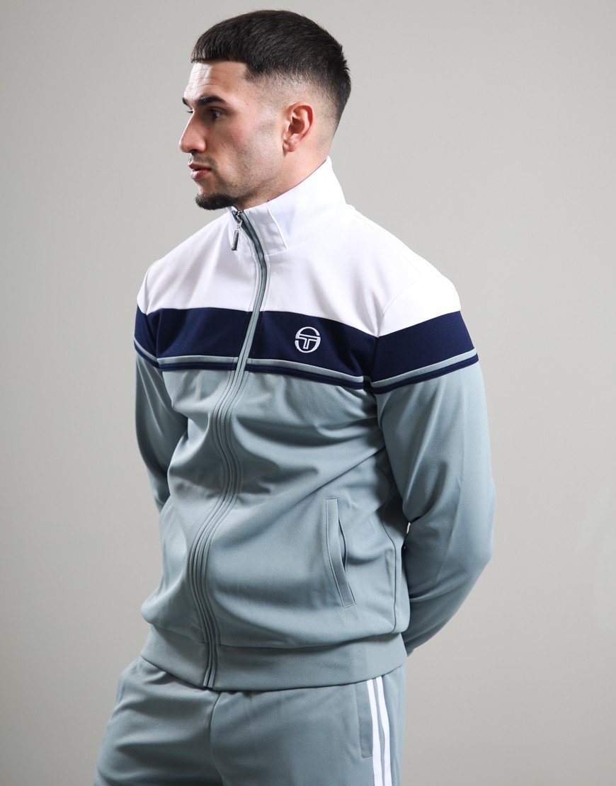 Sergio Tacchini Damarindo Track Top White/Maritime/Lead