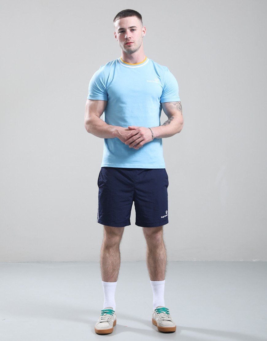Sergio Tacchini Cortese Swim Shorts Maritime Blue/Baltic/Gardenia