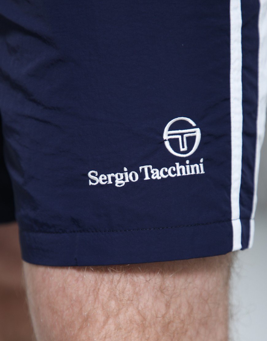 Sergio Tacchini Cortese Swim Shorts Maritime Blue/Baltic/Gardenia