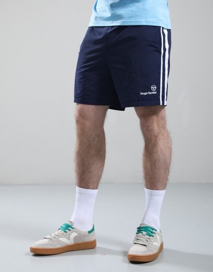 Sergio Tacchini Cortese Swim Shorts Maritime Blue/Baltic/Gardenia