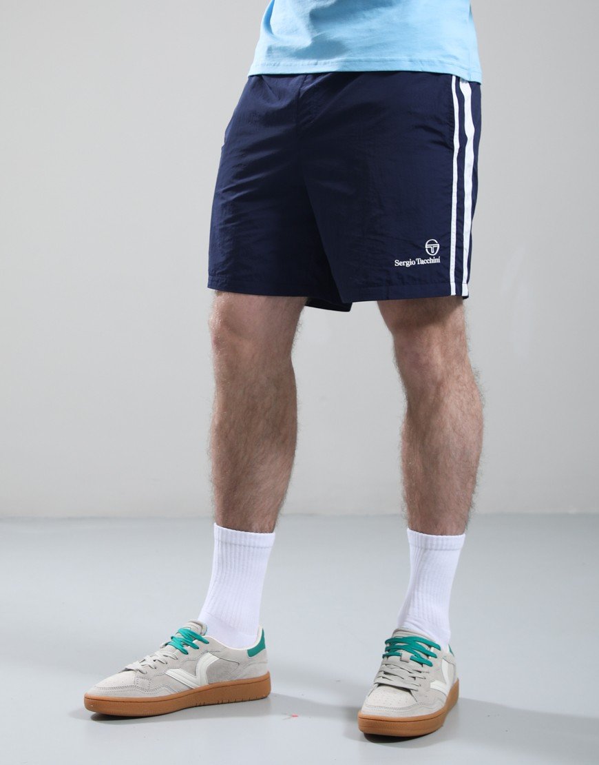 Sergio Tacchini Cortese Swim Shorts Maritime Blue/Baltic/Gardenia