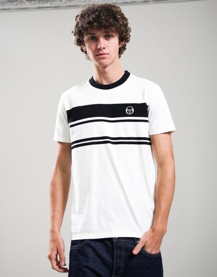 Sergio Tacchini Dallarindo T-Shirt Gardenia/Black