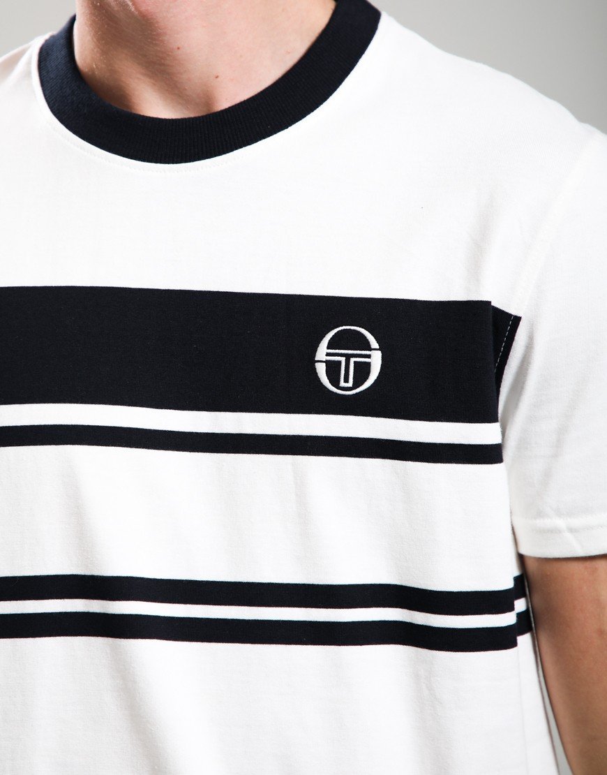 Sergio Tacchini Dallarindo T-Shirt Gardenia/Black