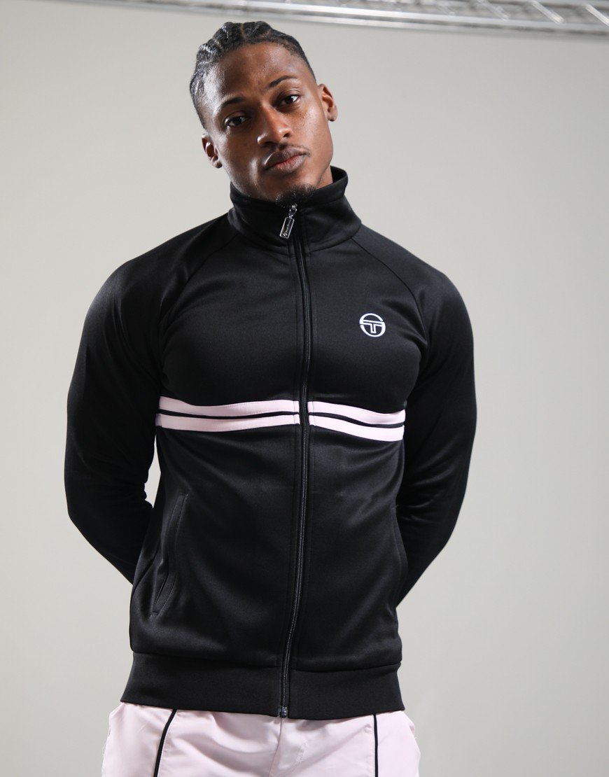 Sergio Tacchini Dallas Track Top Black/Light Lilac