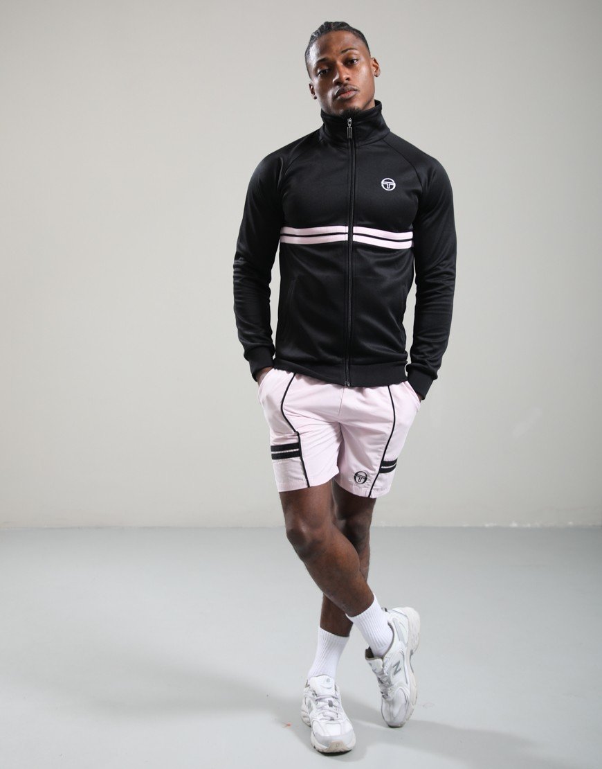 Sergio Tacchini Dallas Track Top Black/Light Lilac