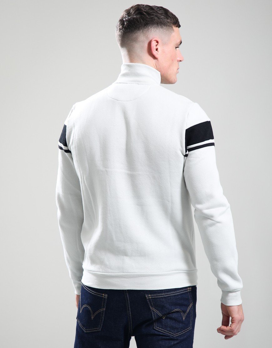 Sergio Tacchini Damarindo Quarter Zip Sweat Glacier Grey/Black