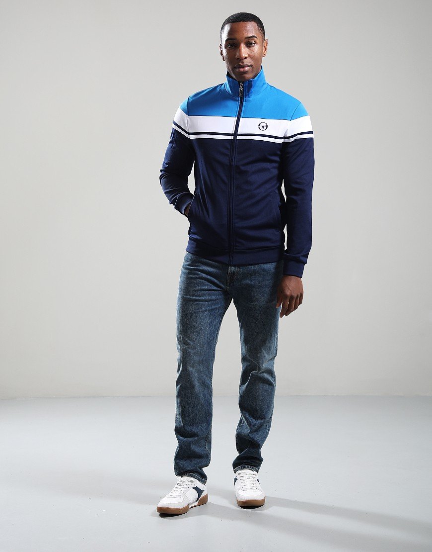Sergio Tacchini Damarindo Track Top Directoire Blue/White/Maritime Blue