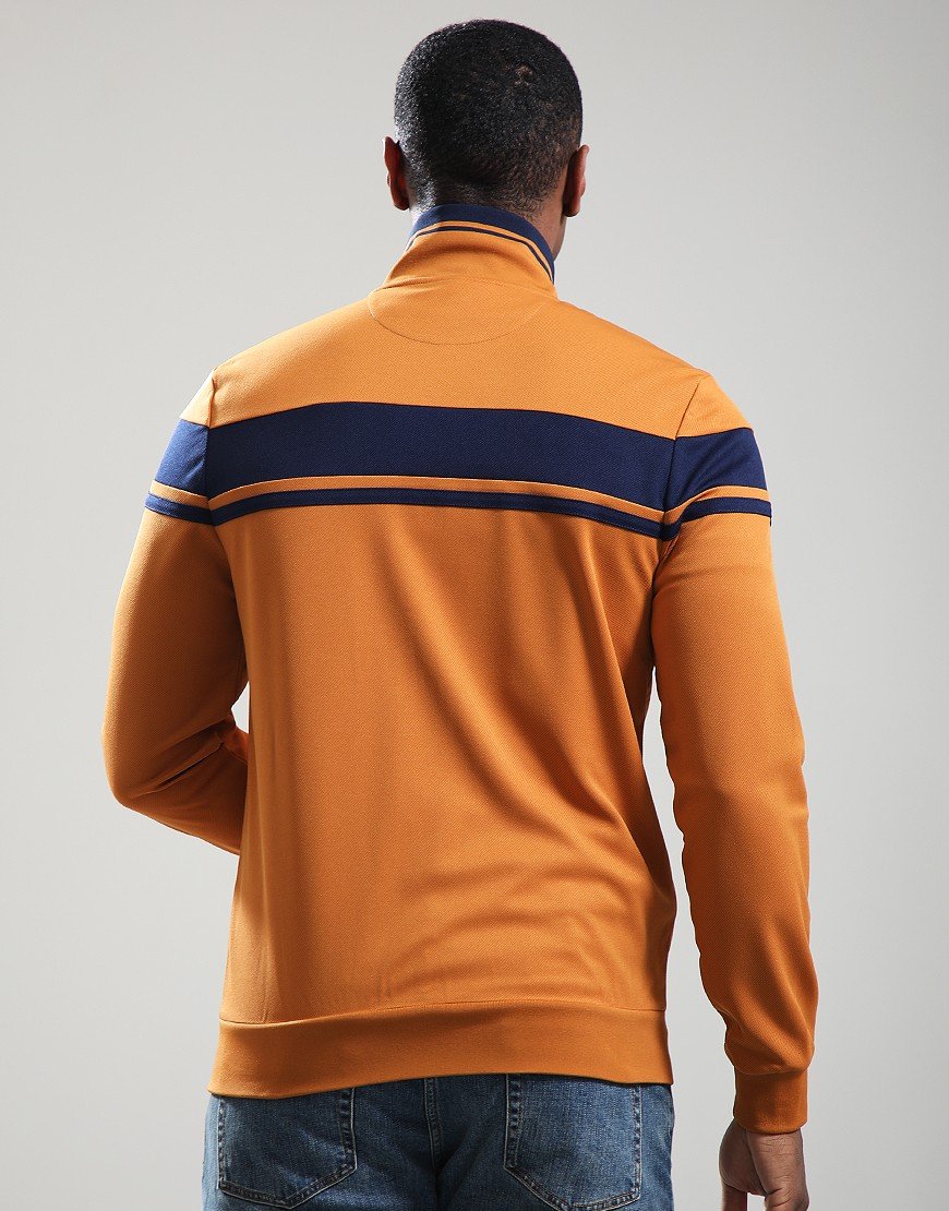 Sergio Tacchini Damarindo Track Top Pumpkin/Maritime Blue