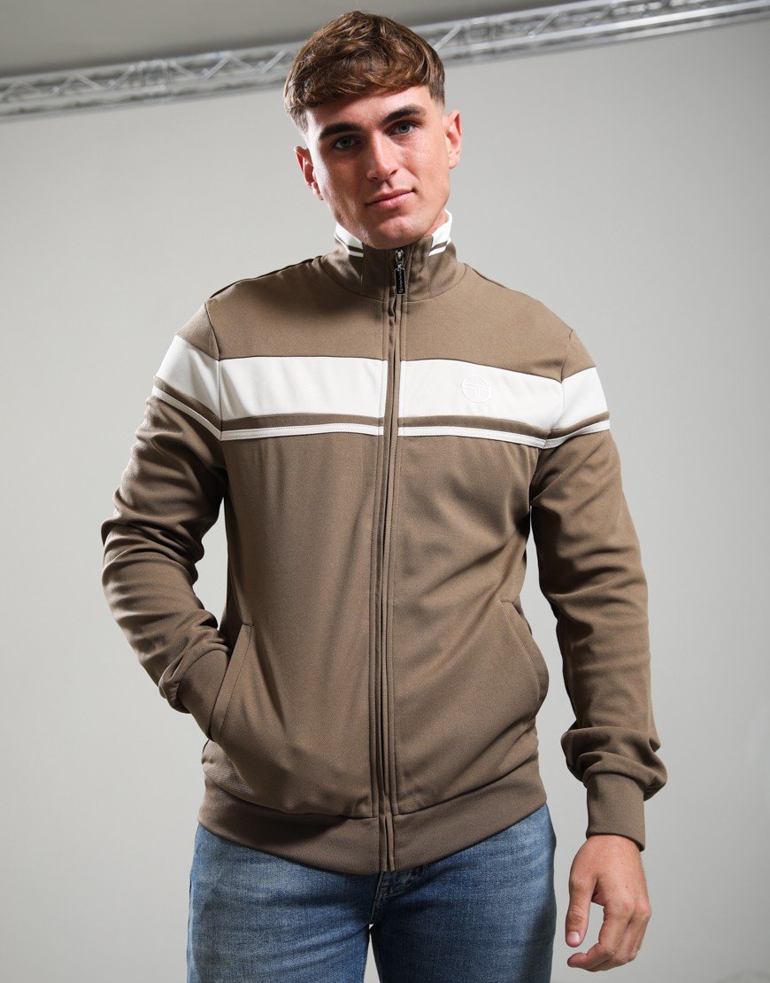 Sergio Tacchini Damarindo Track Top Shitake/Peyote/Gardenia