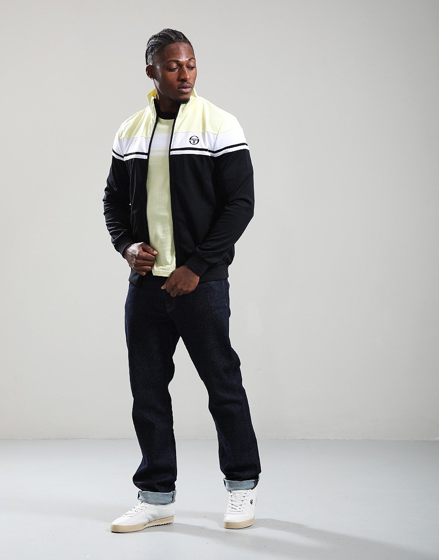 Sergio Tacchini Damarindo Track Top Wax Yellow/White/Black