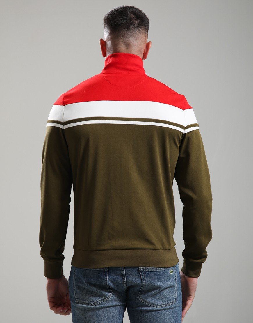 Sergio Tacchini Damarindo Track Top Adrenaline Rush/Gardenia/Dark Olive