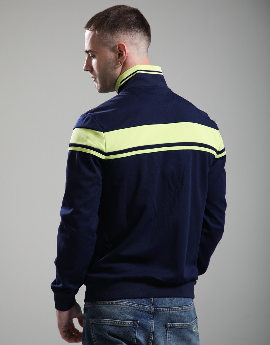 Sergio Tacchini Damarindo Track Top Maritime Blue/Celery Green