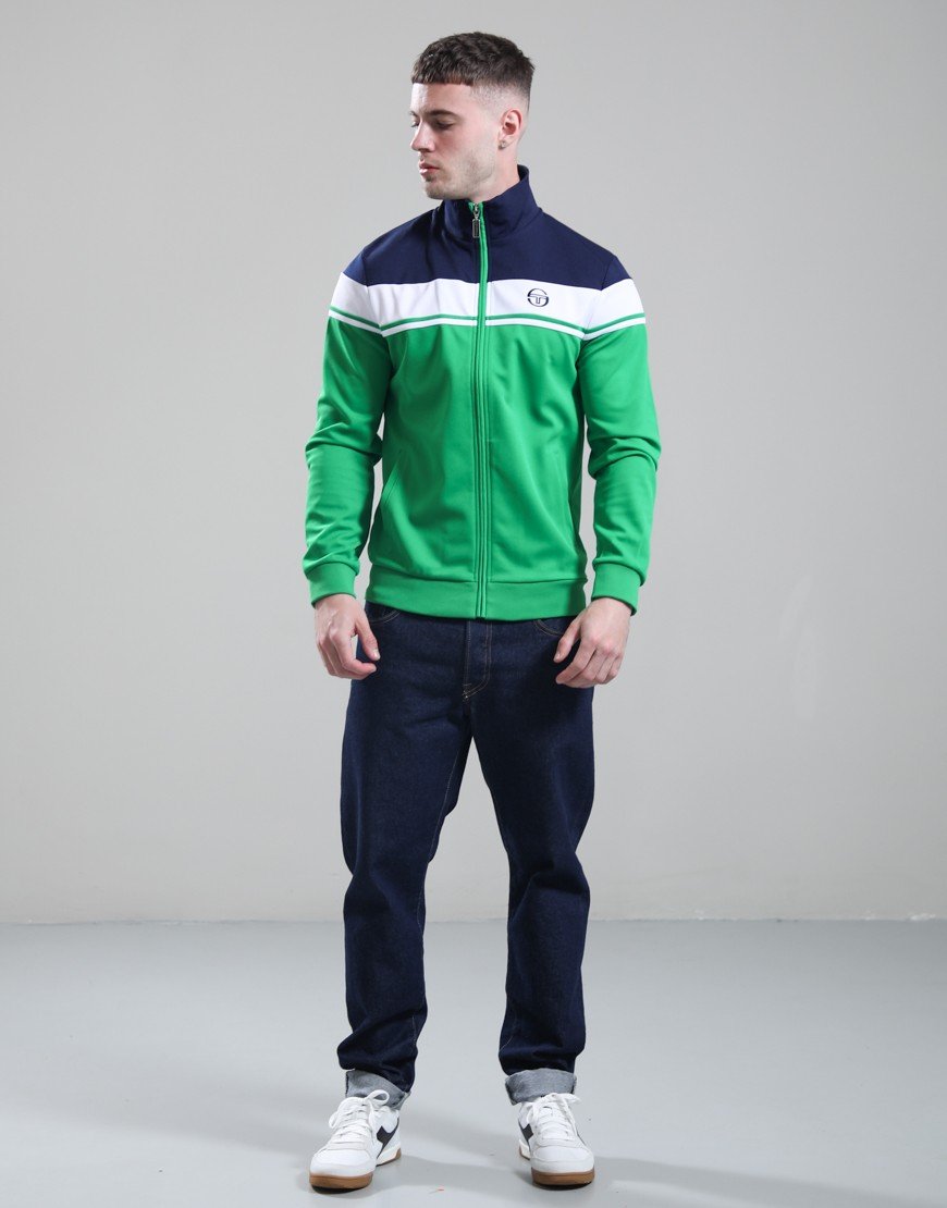Sergio Tacchini Damarindo Track Top Maritime/White/Fern Green