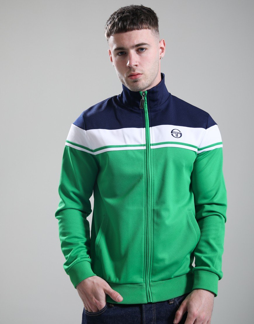 Sergio Tacchini Damarindo Track Top Maritime/White/Fern Green