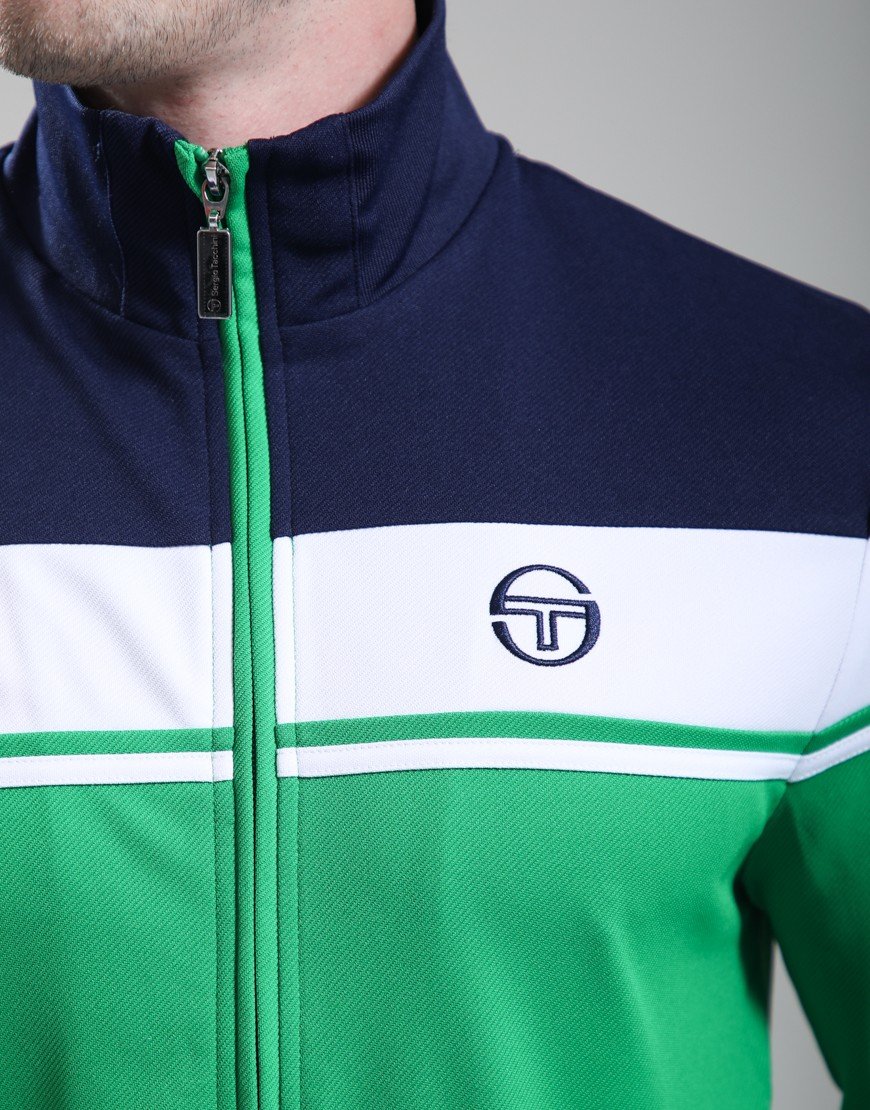 Sergio Tacchini Damarindo Track Top Maritime/White/Fern Green