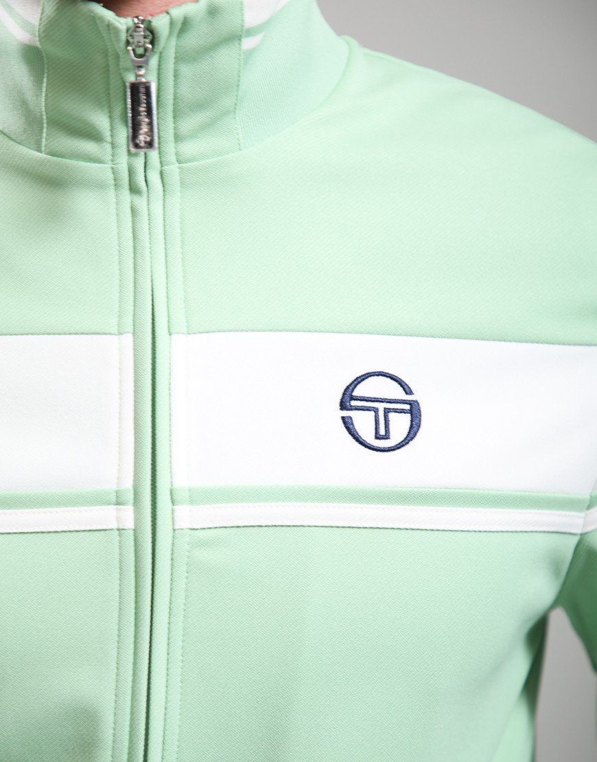 Sergio Tacchini Damarindo Track Top Quiet Green/Gardenia