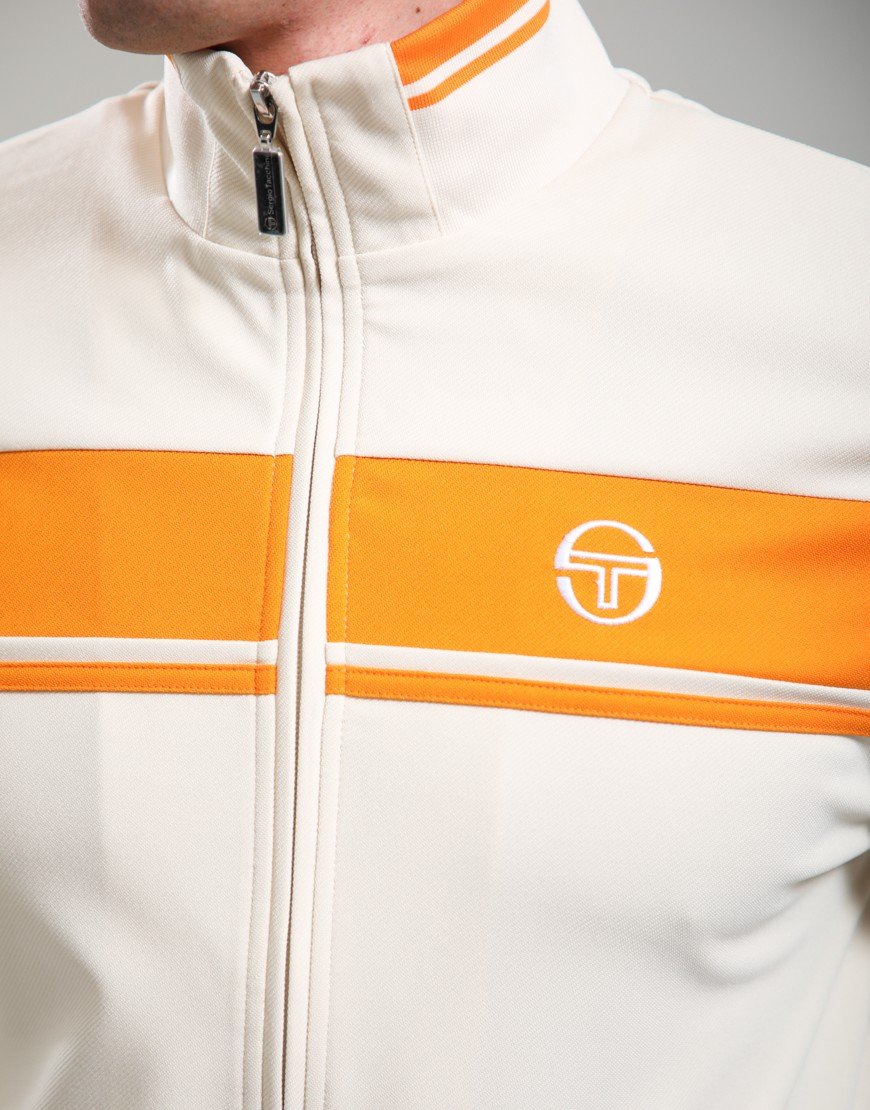 Sergio Tacchini Damarindo Track Top Sandshell/Orange Pepper