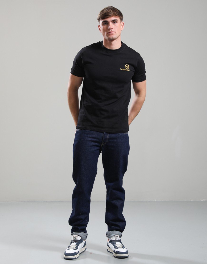 Sergio Tacchini Felton T-Shirt Black/Gold