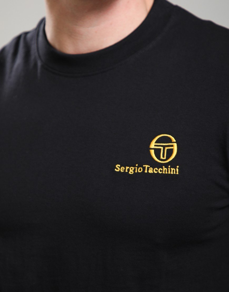 Sergio Tacchini Felton T-Shirt Black/Gold