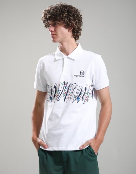 Sergio Tacchini Filzi Polo Shirt White