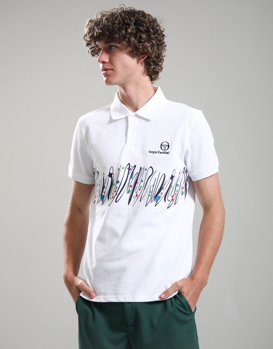 Sergio Tacchini Filzi Polo Shirt White
