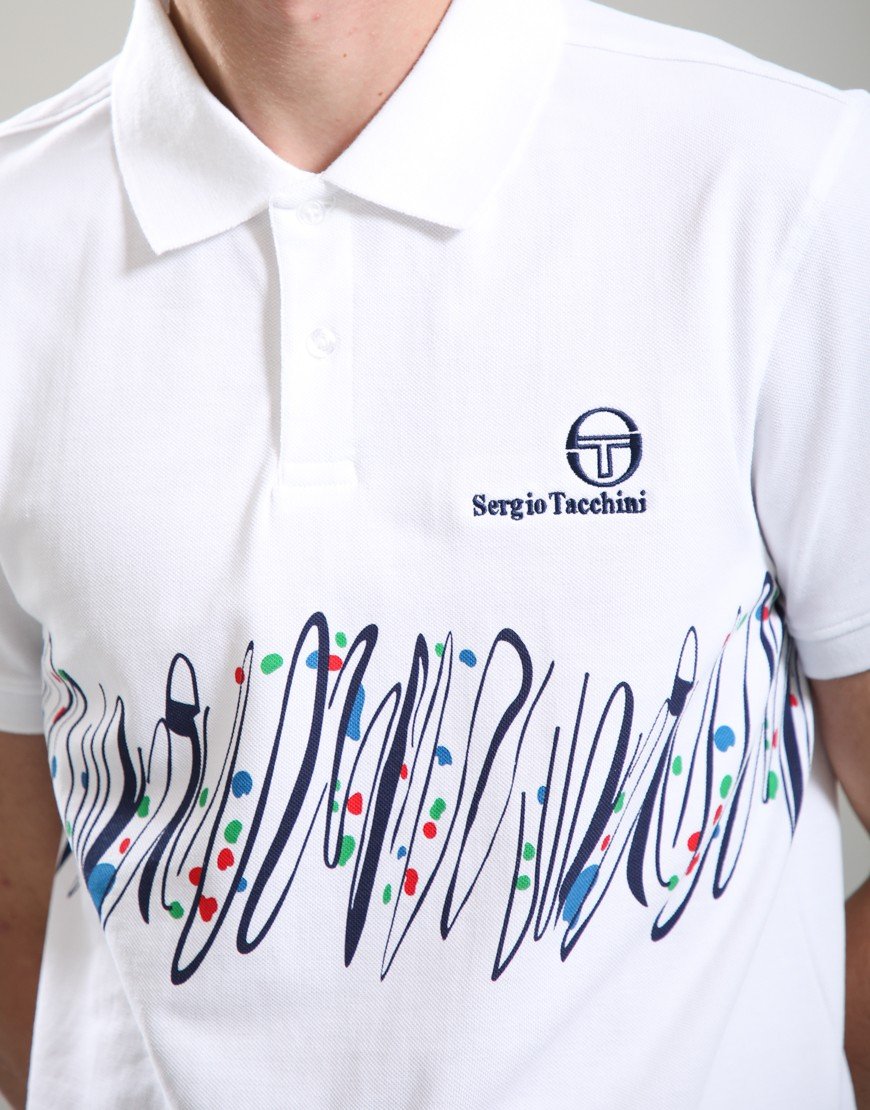 Sergio Tacchini Filzi Polo Shirt White