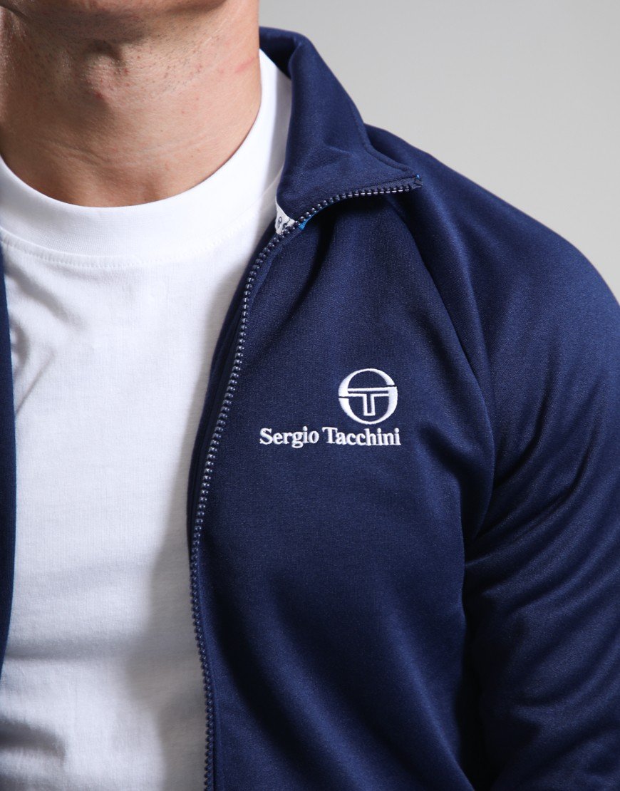Sergio Tacchini Filzi Track Top Maritime Blue/White/Mykonos