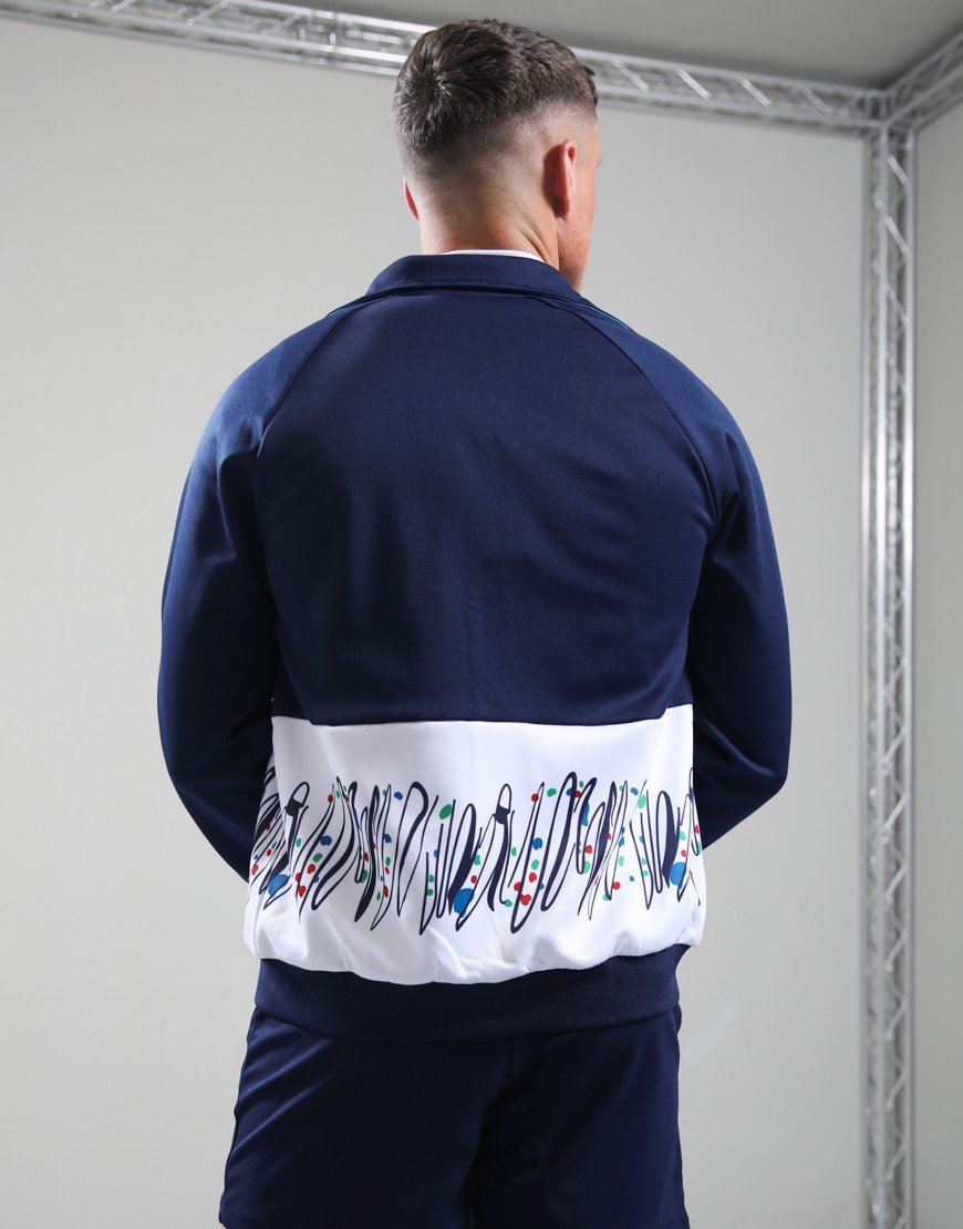 Sergio Tacchini Filzi Track Top Maritime Blue/White/Mykonos