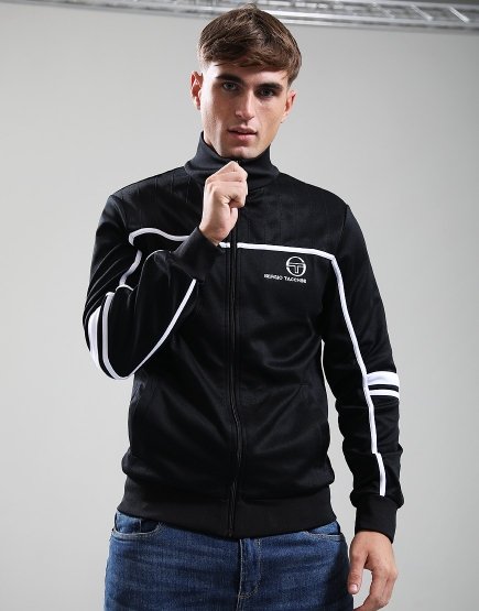 Sergio Tacchini Frankie Track Top Black/White
