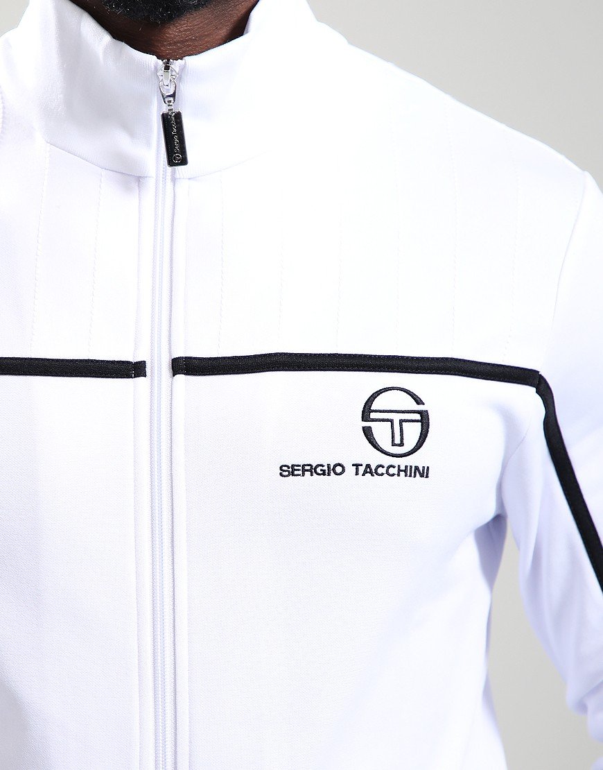 Sergio Tacchini Frankie Track Top White/Black/Adren Rush