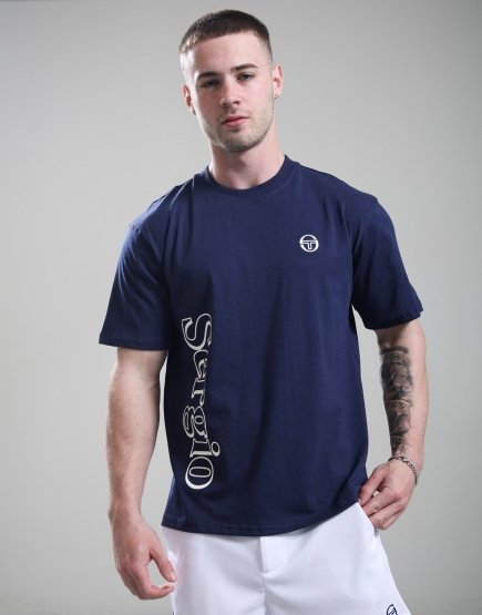 Sergio Tacchini Furato T-Shirt Maritime Blue