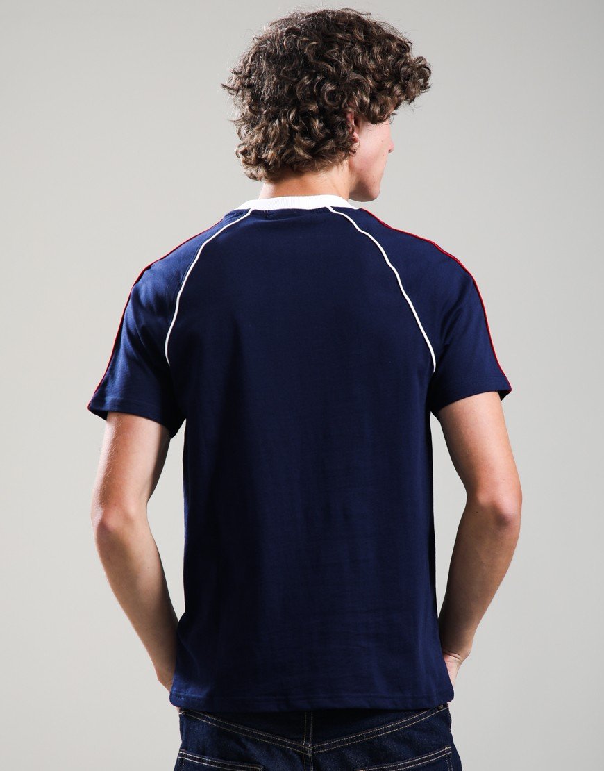 Sergio Tacchini Ghibli Davis T-Shirt Maritime Blue/Adrenaline Rush/White