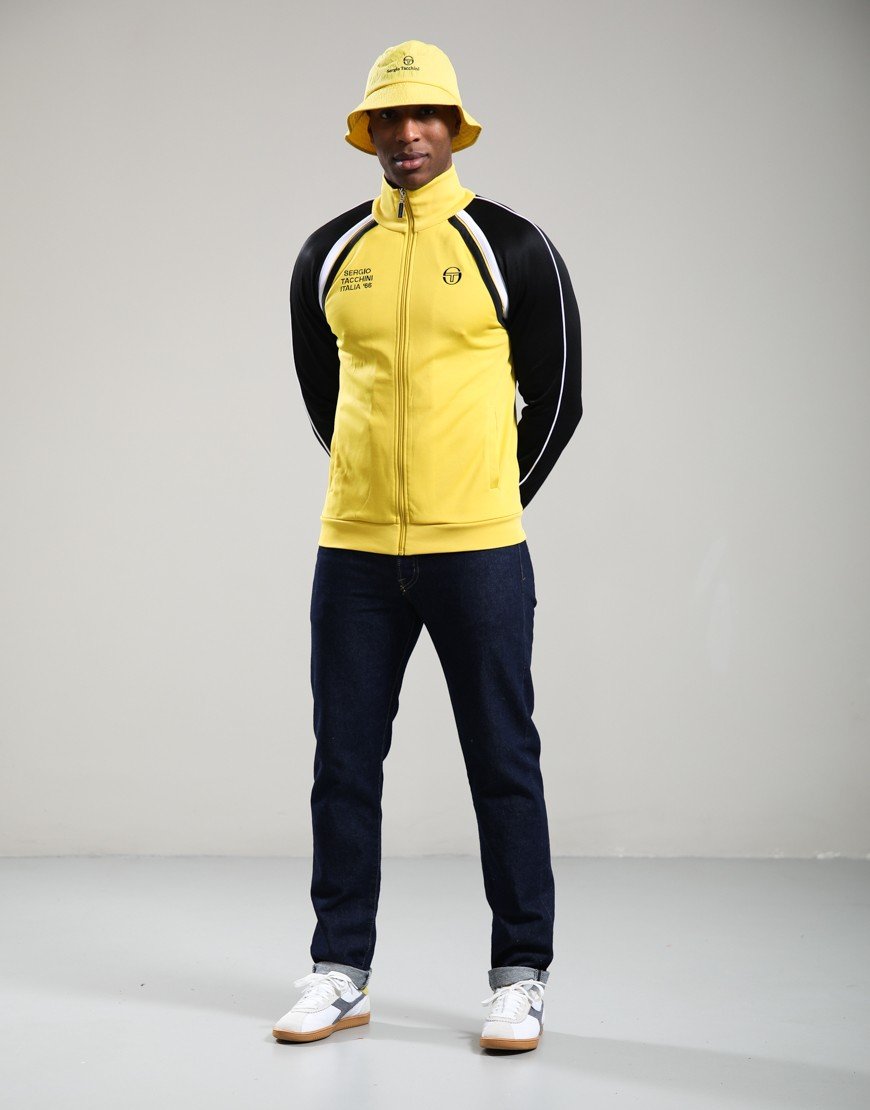 Sergio Tacchini Ghibli Davis Track Top Mango Mint/Black/White