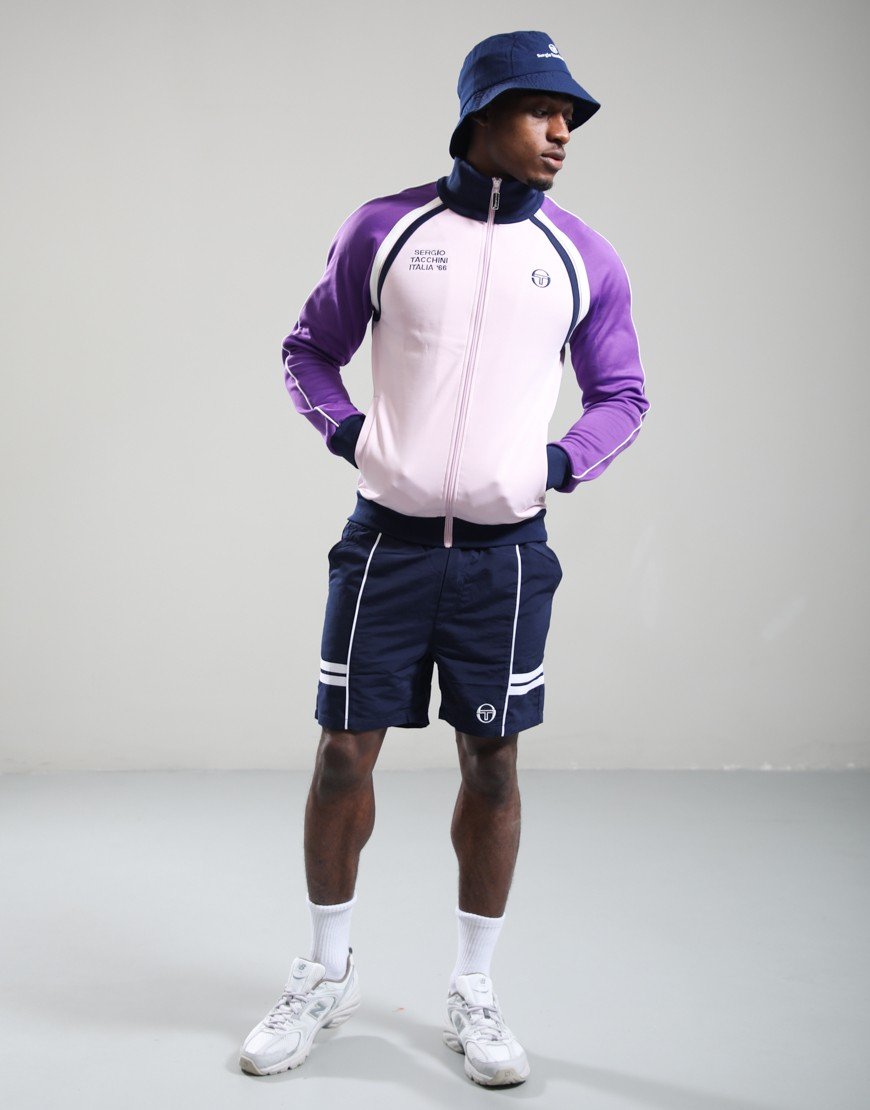 Sergio Tacchini Ghibli Davis Track Top Light Lilac/Pansy/Maritime Blue