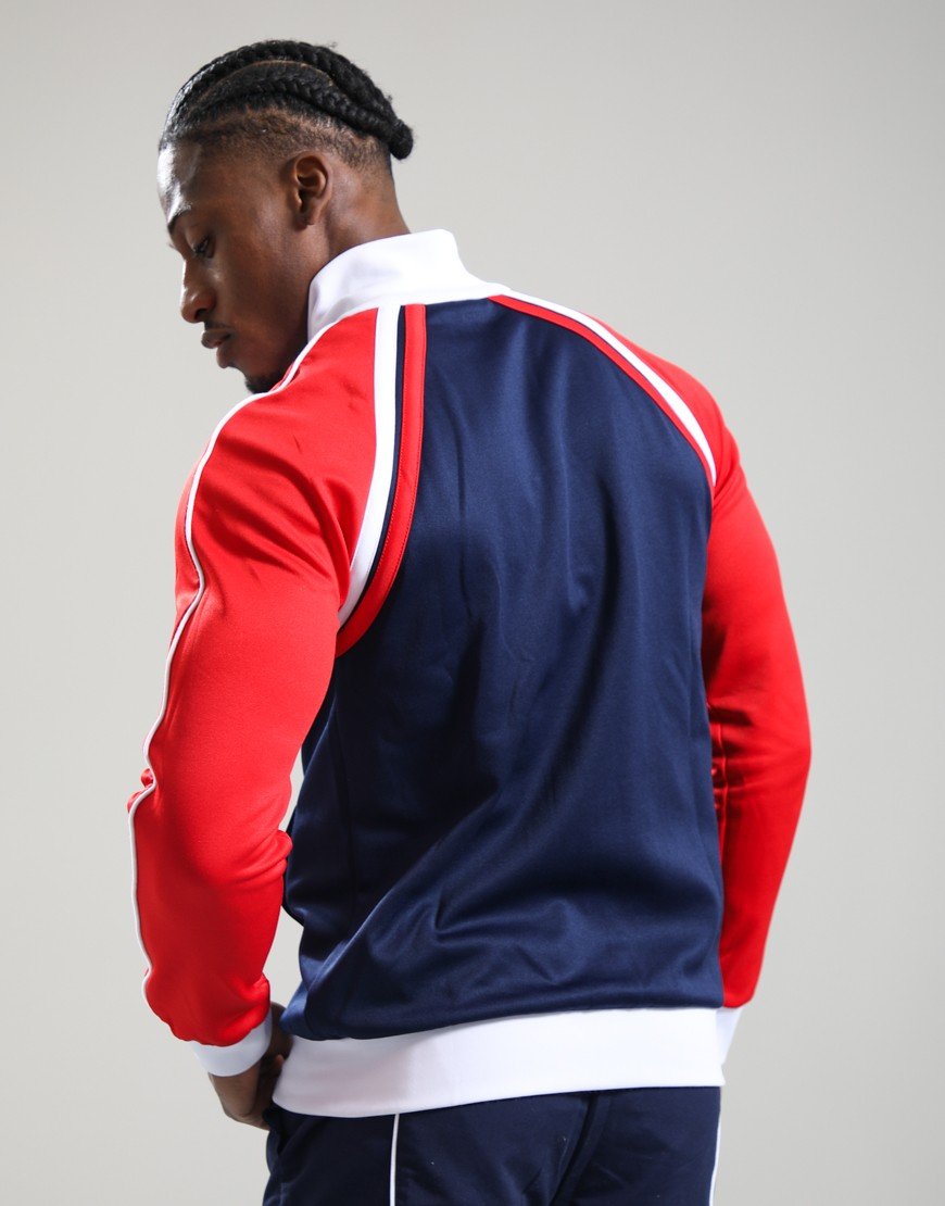 Sergio Tacchini Ghibli Davis Track Top Maritime Blue/Adrenaline/White