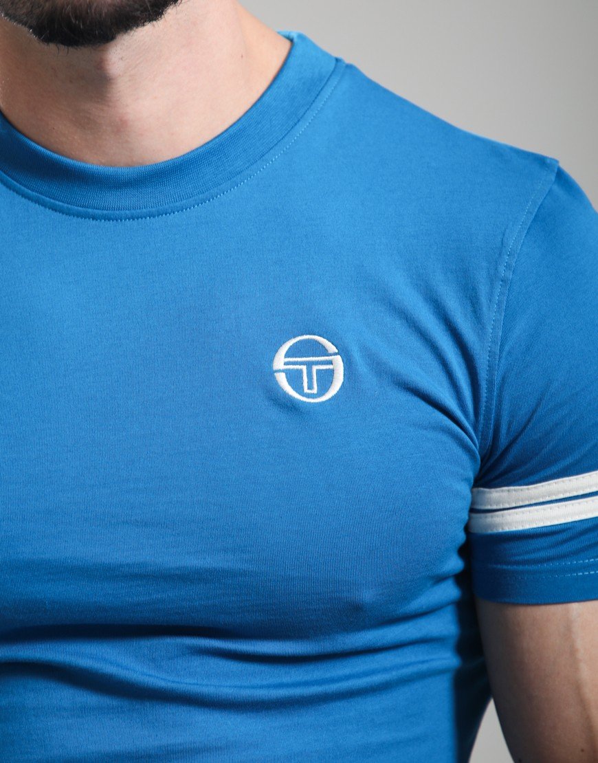 Sergio Tacchini Grello T-Shirt Mykonos Blue/Gardenia
