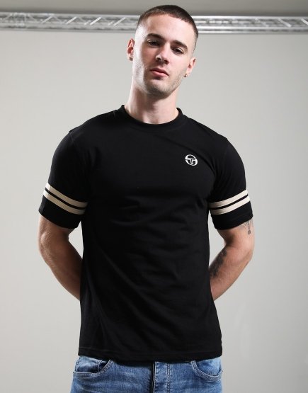 Sergio Tacchini Grello T-Shirt Black/Peyote