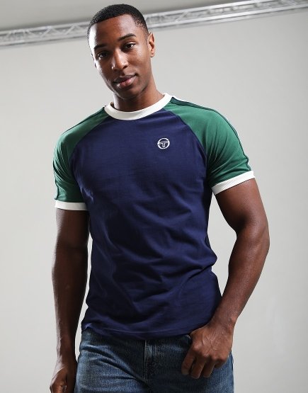 Sergio Tacchini Hadow T-Shirt Blue/Eden