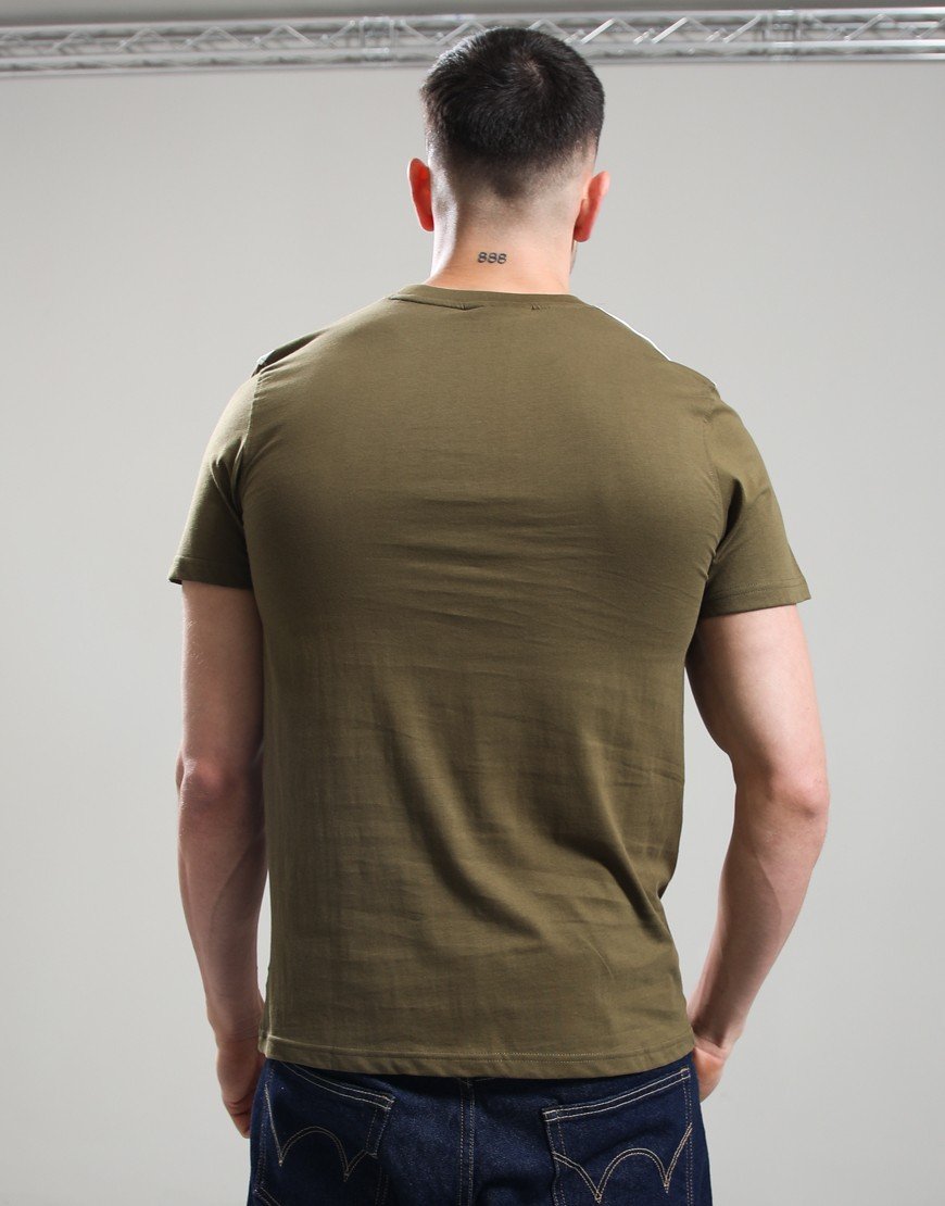 Sergio Tacchini Locchi T-Shirt Dark Olive/Gardenia