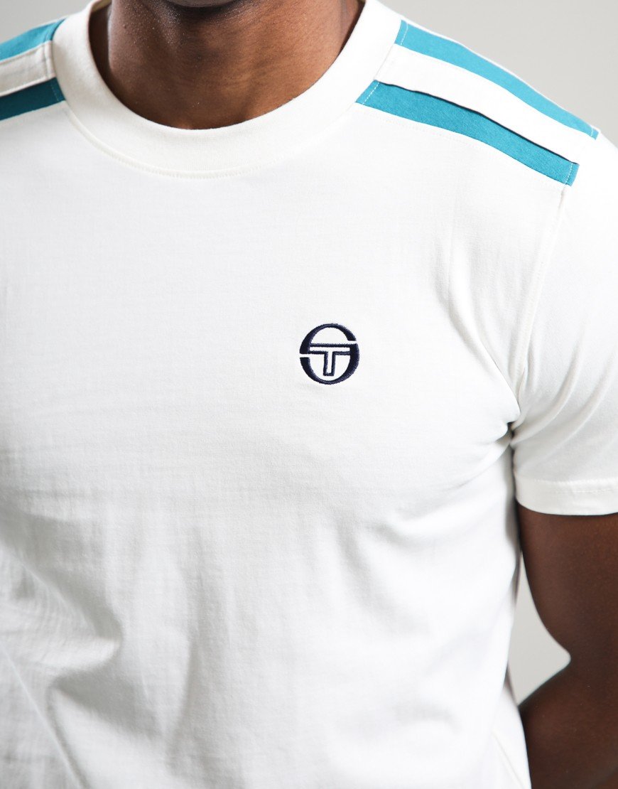 Sergio Tacchini Locchi T-Shirt Gardenia/Harbor Blue