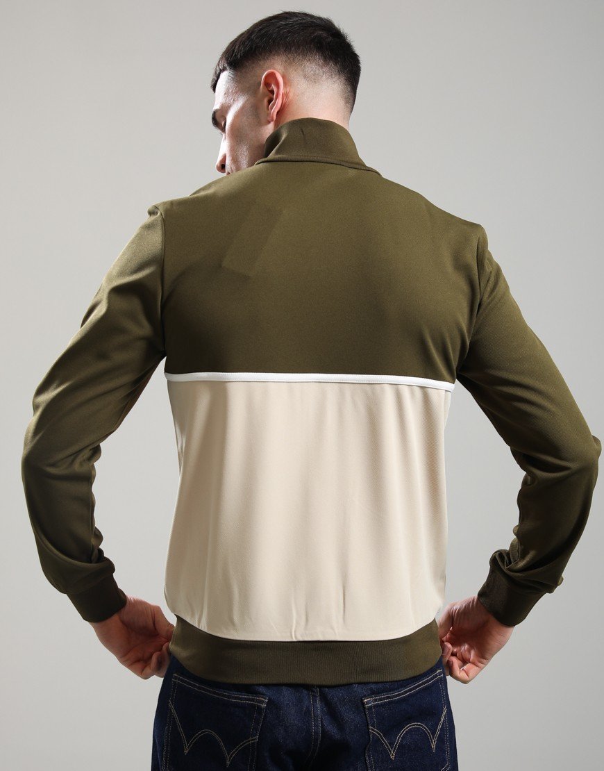 Sergio Tacchini Locchi Track Top Dark Olive/Mojave Desert/Gardenia