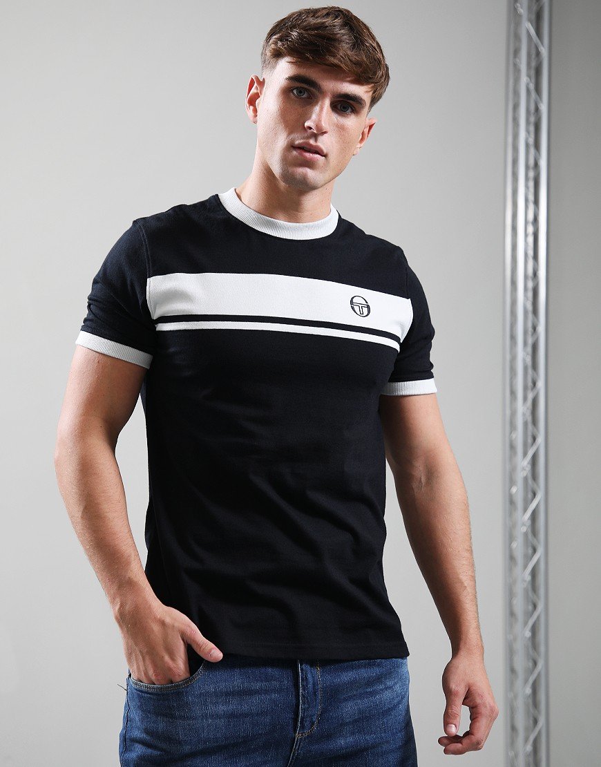 Sergio Tacchini Master T-Shirt Black/Glacier